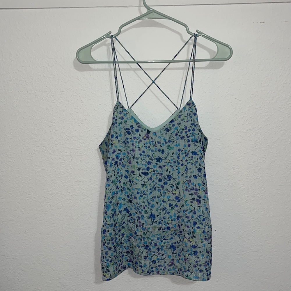 Candie’s Strappy Floral Tank Top